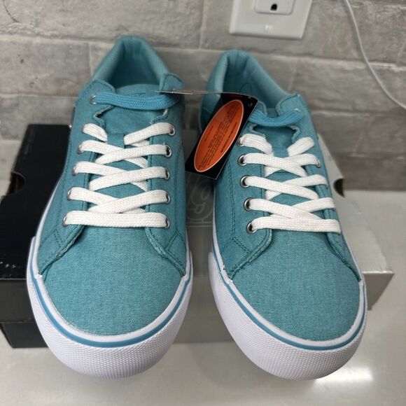 Lugz Ally Wally-C 4025 Turquoise/White Size 8M Eur39 NIB - Picture 1 of 5